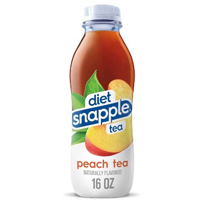 Diet Snapple Peach Tea - 16 fl oz Bottle