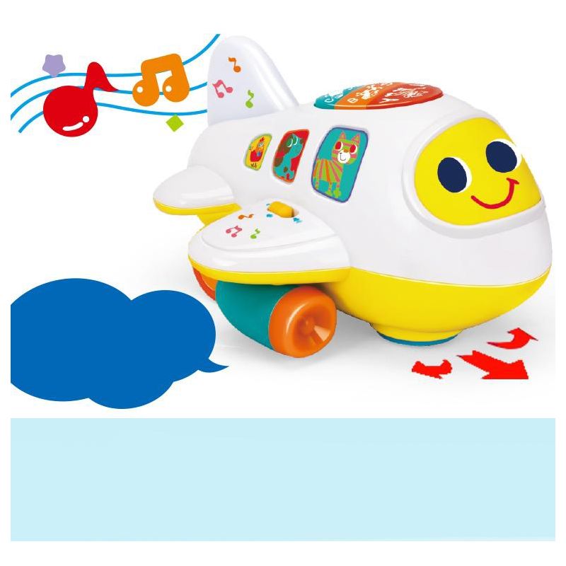 Link Ready! Set! Play! Airplane Learning Bump & Go Toy For Toddler With Light & Music, 3 of 8