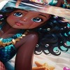 Acoinel 3 Pcs Black Mermaid Comforter Set with 2 Pillowcases - 2 of 4