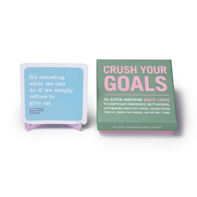 40ct Crush Your Goals Inner Truth Deck Inspiring Cards and Affirmation Card Deck