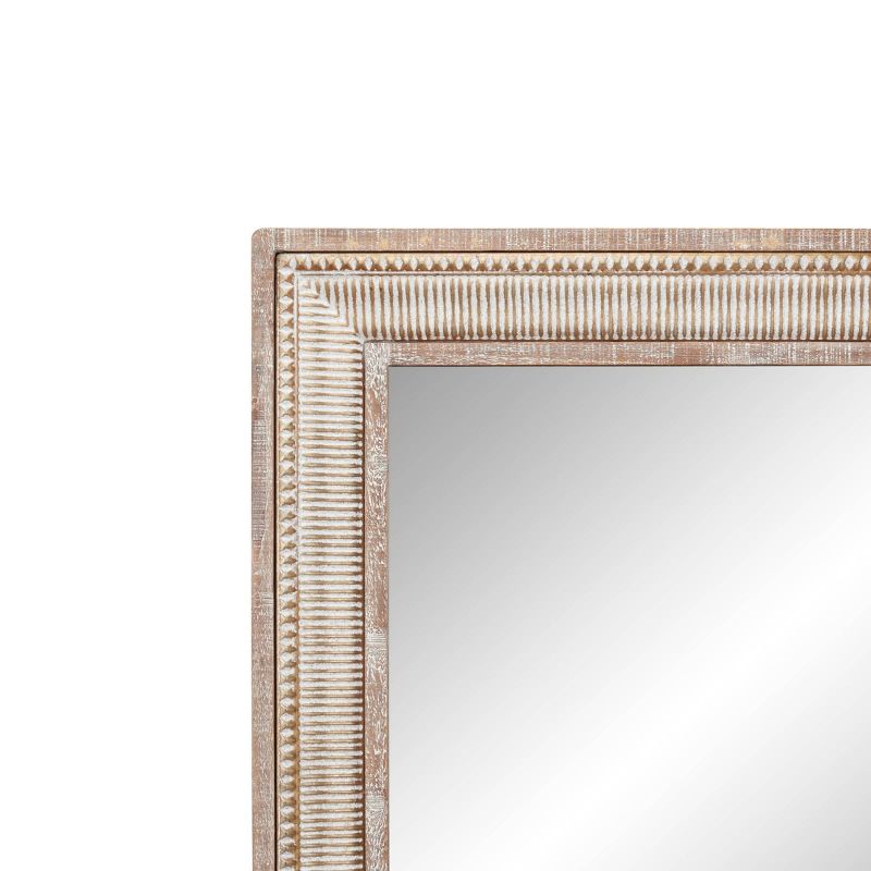 Metal Intricately Carved Wall Mirror Brown - Olivia &#38; May, 5 of 17