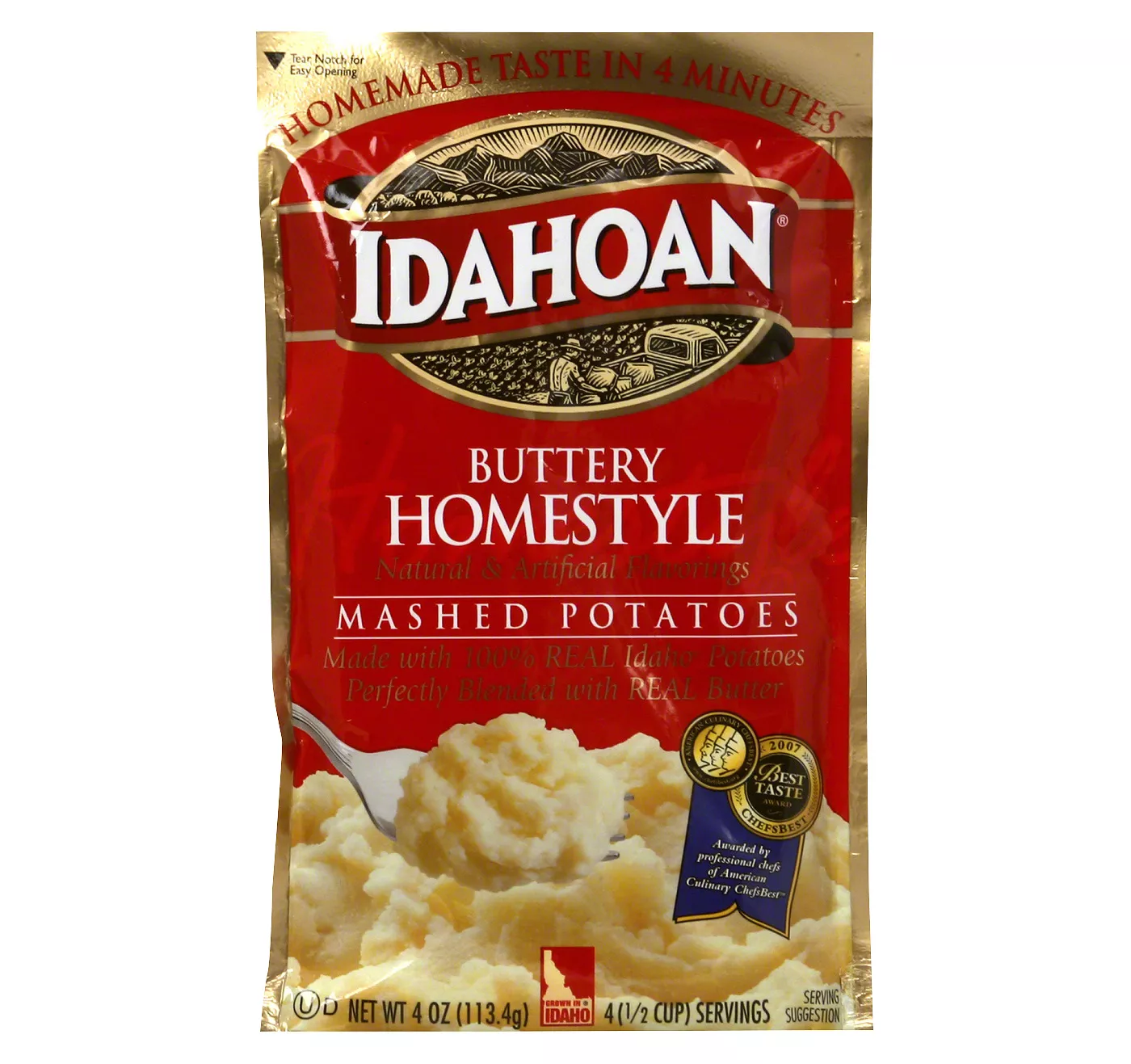 Idahoan Buttery Homestyle Mashed Potatoes - 4oz - image 1 of 1