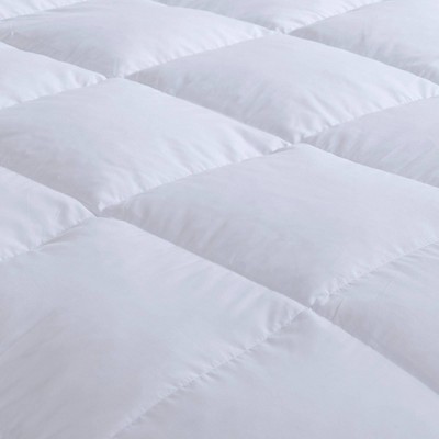 White Twin Heavyweight Goose Feather Down Comforter