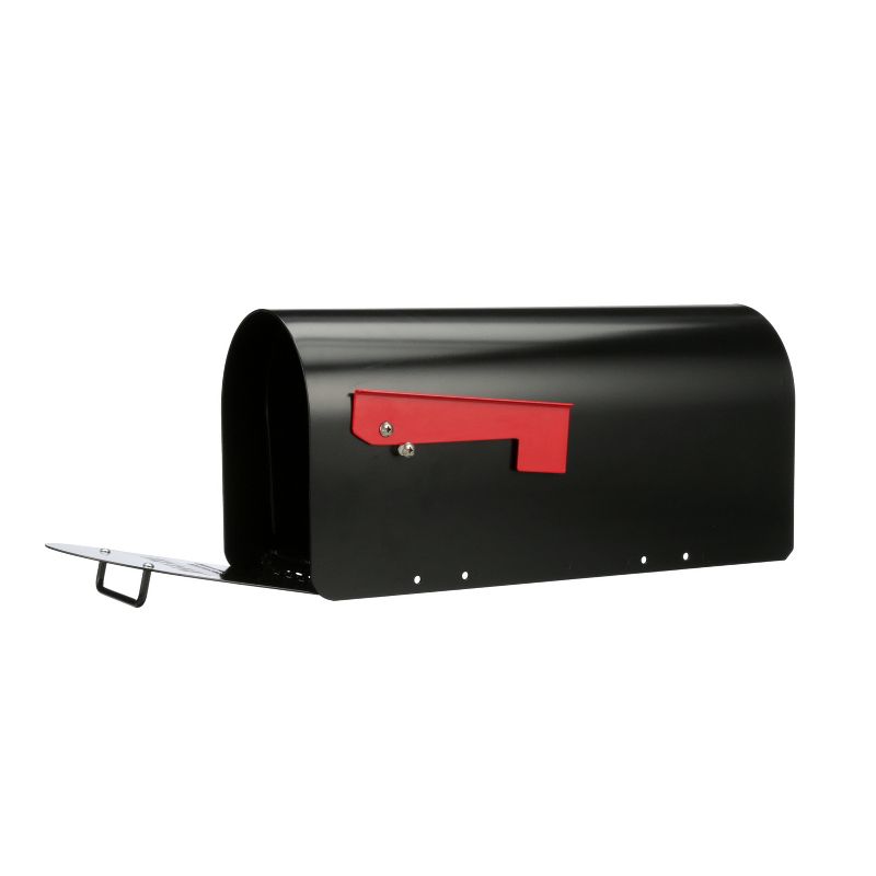 Architectural Mailboxes Ironside Post Mount Mailbox Black, 3 of 4