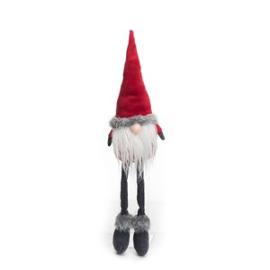 Gallerie II Red Gnome Christmas Xmas Shelf Sitter - 1 of 4