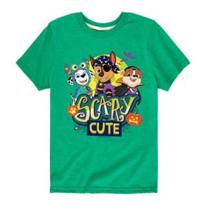 Boys' - Paw Patrol - Scary Cute Short Sleeve Graphic T-Shirt - 1 of 4