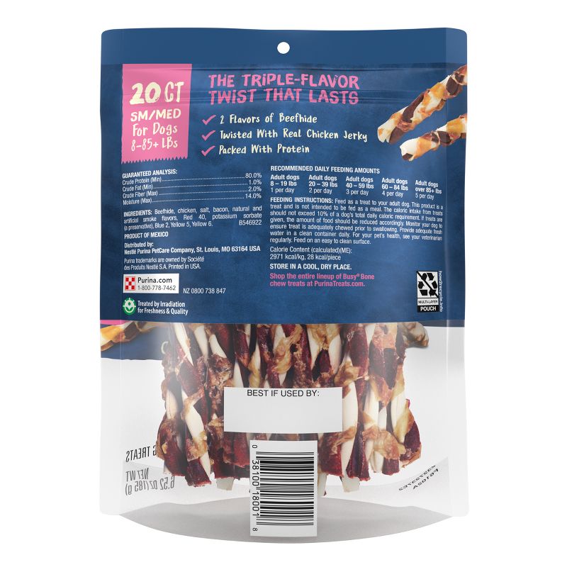 Busy Strips Chicken and Beef Chewy Dog Treats - 6.52oz, 4 of 10