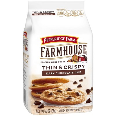 Pepperidge Farm Farmhouse Thin & Crispy Dark Chocolate Chip Cookies - 6.9oz