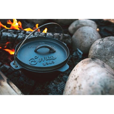 Stansport 2 QT Pre-Seasoned Cast Iron Dutch Oven with Legs