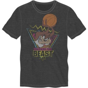 Space Jam Taz Team Charcoal T-Shirt, Tazmanian Devil Unleash The Beast T-Shirt, Slam Dunk Whirlwind Power - 1 of 1