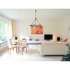 Elegant Lighting Maine Collection Chandelier D32.4 H23.25 Lt:6 Black Finish - 2 of 4