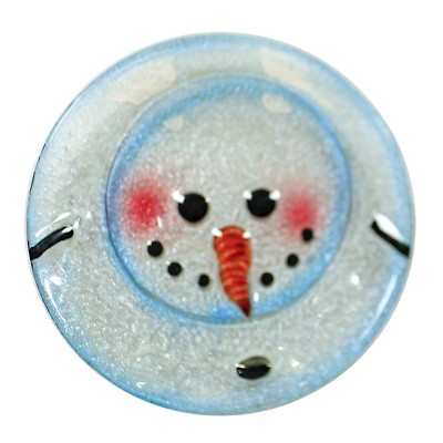 Tabletop 8.0" Snowman Small Plate Winter Snowman C & F Enterprises  -  Serving Platters