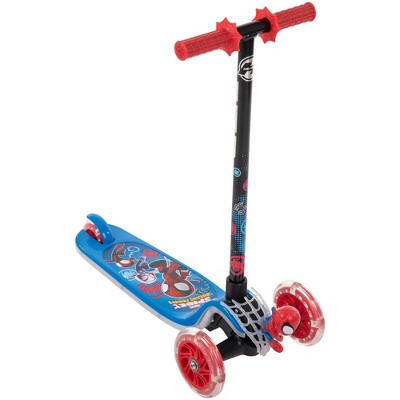 Huffy Spidey and His Amazing Friends 3-Wheel Tilt N Turn Kick Scooter - Blue