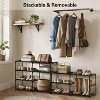 7 Tiers Shoe Rack, Adjustable Shoe Shelf for 24-30 Pairs, Tall Boots Organizer Shoe Storage for Closet, Bedroom, Garage, Entryway, Black - 4 of 4