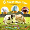 Itopfox 25 Pack Luxury Dog Chew Toys for Puppy, Rope Toys, Treat Ball and Squeaky Toys for Teething Small Dogs - 4 of 4