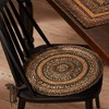 Espresso Jute Chair Pad 15 inch Diameter VHC Brands - 4 of 4