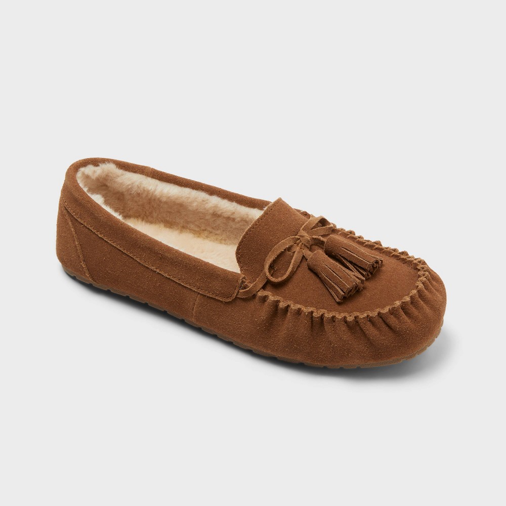 Women's Amina Moccasin Slippers - Auden™ Chestnut 10