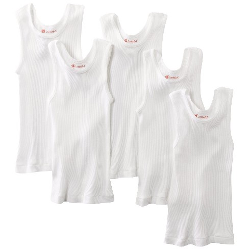 Hanes Toddler Boys' 5pk Tank Top - White : Target