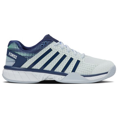 K-Swiss Men's Express Light 2E Pickleball Shoe (Bit of Blue/Oceana/Patina Green) (14)