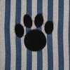 Bone Dry Stripe Embroidered Paw Pet Towel - Navy - 2 of 4