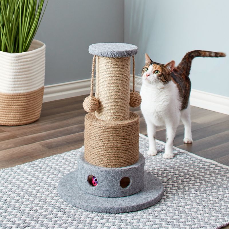 Two by Two Suffolk -  Scratching Post Cat Furniture -  in. Tall, 2 of 17