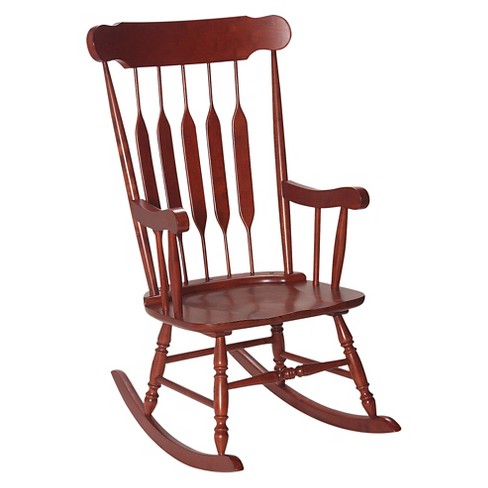 schakelaar Plantage zwanger Adult Wooden Rocking Chair - Cherry : Target