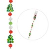 Crystal Lane DIY 7" Lampwork Glass Christmas Tree Designer Holiday Christmas Bead Strand Craft Embellishment Green - 4 of 4
