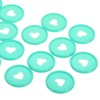 Unique Bargains Plastic DIY Notebook Planner Heart Book Binding Discs 22 Pcs - 4 of 4