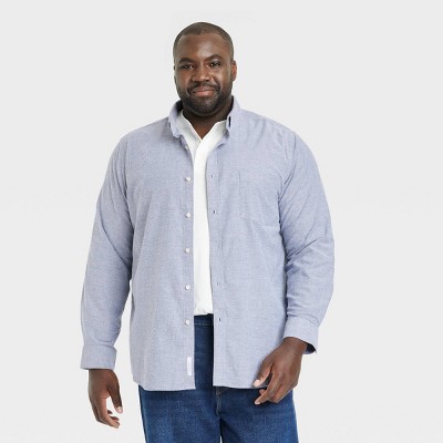 Men's Stretch Oxford Long Sleeve Button-Down Shirt - Goodfellow & Co™