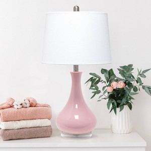 Droplet Table Lamp with Fabric Shade - Lalia Home - 1 of 4