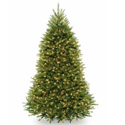 7.5' Prelit Hinged Dunhill Fir Artificial Christmas Tree Clear Lights - National Tree Company