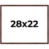 PosterPalooza | Classic Modern Brown Picture Frame - UV Acrylic, Backing Board, Hanging Hardware Included - 2 of 4