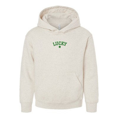 The Juniper Shop Embroidered Lucky Clover Youth Graphic Hoodie