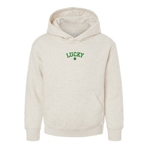 The Juniper Shop Embroidered Lucky Clover Youth Graphic Hoodie - 1 of 3