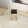 FONTOI Counter and Bar Stools, Bar Stools with Footrest and Comfortable Seat for Kitchen Living Room Bedroom, Black, 16"*29"*16" - 4 of 4