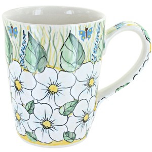 Blue Rose Polish Pottery 133 Millena Tall Coffee Mug - 1 of 2