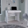 NicBex Home Office Desk 31.5" W Modern Writing Desk Computer Desk with Large Drawer, Open Shelf and Wooden Frame for Office, Study, Living Room - 2 of 4