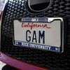 Rice University Owls Full Size Standard License Plate Metal Frame - 3 of 4