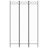 vidaXL 3-Panel Room Divider White 47.2"x78.7" Fabric - 3 of 4