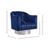 Meridian Furniture,Farrah Velvet Accent Chair - 4 of 4