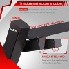 BestMassage 3 Tier Dumbbell Rack Solid Steel Weight Holder 660lbs Capacity Quick Assembly, Black - 3 of 4
