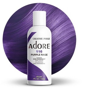 Creative Image Adore Semi-Permanent Hair Color - 116 PURPLE RAGE - Haircolor Dye - 1 of 3