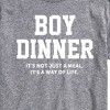 Men's - Instant Message - Boy Dinner Way Of Life Short Sleeve Graphic T-Shirt - 2 of 4