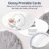 Avery Printable Oval Business Cards, Sure Feed Technology, 2" x 3-1/2", Glossy White Cardstock, Print-to-The-Edge, Laser/Inkjet Printable, 80 Total - 3 of 4