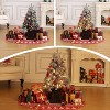 3ft Artificial Christmas Tree w/ Warm White Led Lights, Pre-Lit Christmas Tree w/Snowflakes and Red Berries, Christmas Tree with Base - 4 of 4