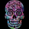 Men's Design By Humans Halloween Sugar Skull By honeytree Tank Top - 2 of 4