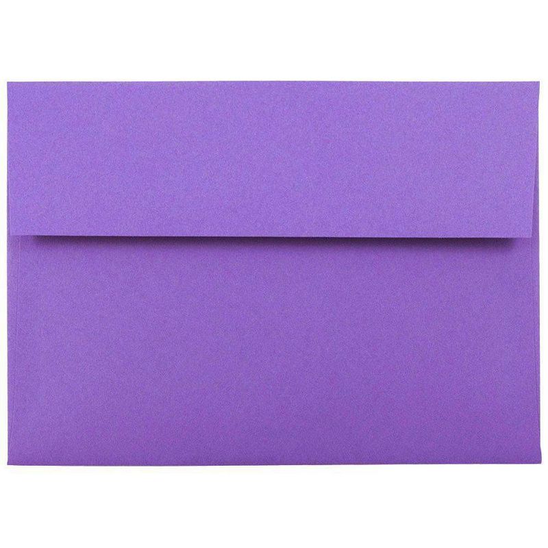 JAM Paper 50pk Brite Hue A7 Envelopes 5.25" x 7.25", 1 of 6