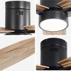 BestParts Modern Flush Mount Ceiling Fan - LED Light, Remote Control, Energy Efficient - 2 of 4