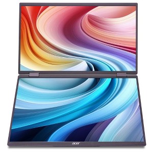Acer 15.6" Widescreen LCD Monitor - Portable/Foldable - 1920x1080 - 60Hz - 250Nit - PD163Q - Manufacturer Refurbished - 1 of 4