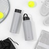JoyJolt Stainless Steel Water Bottle with Flip Lid & Sport Straw Lid - 22 oz Hot/Cold Vacuum Insulated Stainless Steel Water Bottle - 3 of 4